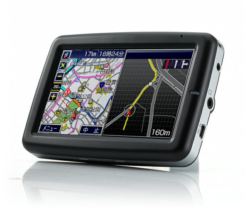 ただいま2009年8月初旬入荷予定分の予約受付中!【8月初旬入荷発送】【送料無料】SD2GBゼンリン地図搭載 4.3型液晶ポータブルカーナビゲーション GPS PND-A4320