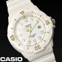 【あす楽】チプカシ 腕時計 アナログ CASIO カシオ チープカシオ クラシック レディース LRW-200H-7E2 ダイバーズ 防水 ウレタンバンド ブランド スポーツ カジュアル 人気 激安 プレゼント ホワイト ゴールド ギフト 特価