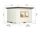 【ヨド物置】 ヨドハウス Fタイプ YHF-201