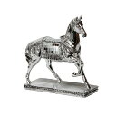 アンティークシルバー スタンディングホース オブジェ:Sサイズ馬 置物 ホース 馬像 御祝 記念品 おすすめ ギフト プレゼント
