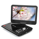 【メーカー直営・100%正規品】MUSON(ムソン) ポータブル DVDプレーヤー TAB1 高画質 10.1インチ 270°回転 CPRM リージョンフリー レジューム 充電式 バッテリー内蔵 シガーソケット供電 AV入出力 リモコン付き【送料無料】【30日間返品フリー&1年間メーカー保証付】