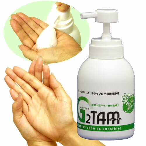 G2TAM（ジーツータム）手指用清浄液（泡タイプ） 500ml　　