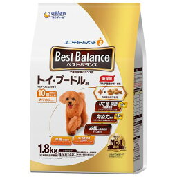 【ハッピーベル】<strong>ベストバランス</strong> カリカリ仕立て トイ・プードル用 <strong>10歳以上</strong>用 1.8kg 【賞味期限：20250831】