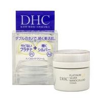 【メール便不可】【当店通常価格から30%OFF】DHC 化粧品発売スタート記念 プラチナシルバーナノコロイドクリーム 32g