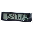 時計 クロック 電波 ソーラー セイワ SEIWA 車 クルマ 便利グッズ W661 部屋 家庭 カー用品