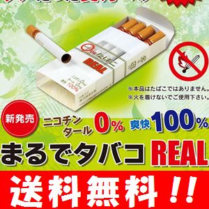 【送料無料】まるでタバコREAL！（たばこ味）　禁煙時のイライラ解消にオススメの禁煙グッズ…...:happylife-shop:10001495