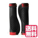 マウンテンバイクハンドル 一般自転車用ハンドルグリップ レッド(赤色)