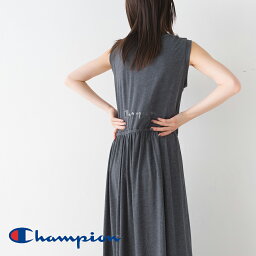 【ハプティックhbA】【Champion】ウィメンズ スリーブレス<strong>ワンピース</strong> <strong>チャンピオン</strong>(CW-R319) レディース ノースリーブ カジュアル ロゴ HAPTIC ハプティック