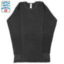 UNITED SPORTS HEADLINE/100% COTTON THERMAL T-SHIRT(ユナイテッドスポーツヘッドライン/綿100%長袖サーマルTシャツ)【ワッフル編み/無地/アメカジ/ワークウェア/アウトドア/防寒性】【11,000円以上で送料無料】
