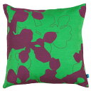 《送料無料》クッション(カバーのみ) TokyoBlue SAPGREEN-print-VIOLET 45×45 minimynimo クッションカバー 北欧 おしゃれ 引越し祝い 新築祝い ギフト