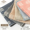 前田源商店 オーガニックコットン パンダ&笹ガーゼハンカチ( ポケット ハンカチあかちゃん 赤ちゃん 誕生日 プレゼント ナチュラル 生地 ベビー 女の子 男の子 はんかち レディース おしゃれ ギフト 子供 コットンガーゼ ベビーグッズ)