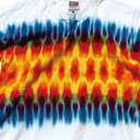 ショッピング レインボー タイヤ トラック タイダイ Tシャツ /その他/タイヤ痕/RAINBOW TIRE TRACK TIE-DYE T 3色 BLUE/WHITE/BUGANDE