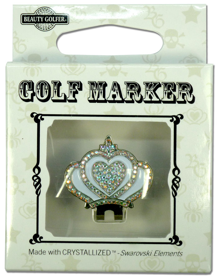 スワロフスキー付ゴルフマーカー（BG-13)Golf Marker with Swarov…...:hasei:10000585
