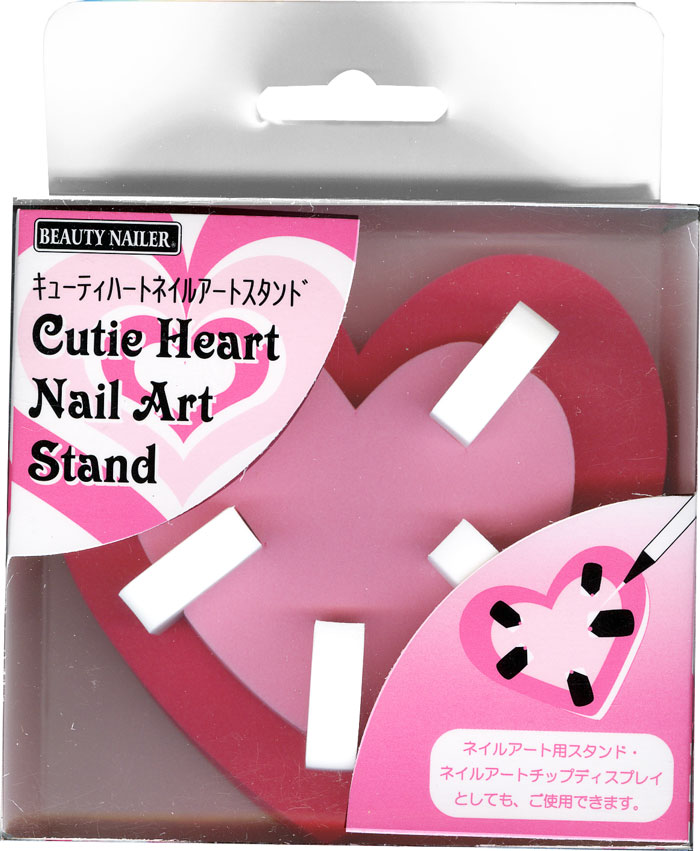 キューティハートネイルアートスタンド (CNS-1)Cutie Heart Nail Art Stand