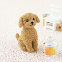 【ママ割エントリーでポイント3倍】【送料無料】Hamanaka ハマナカ ふわふわ羊毛でつくる、フェルト犬&フェルト猫 トイプードル<アプリコットカラー> 手芸 手作り 洋裁