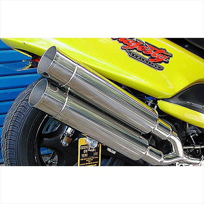バイクパーツ マフラーウイルズウィン スタイリッシュツインマフラー/バズーカー142-14-02 4547567451471MAJESTY125