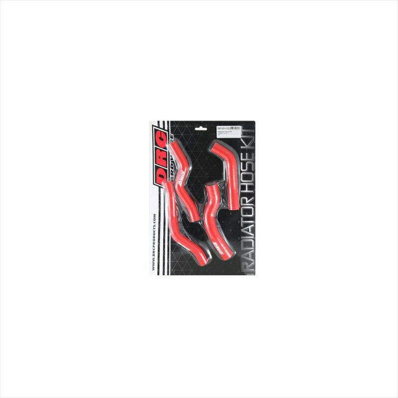 バイクパーツ 冷却系ディーアールシー ラジエターホースキット H REDF5976 4547836098284CRM250R 94-98