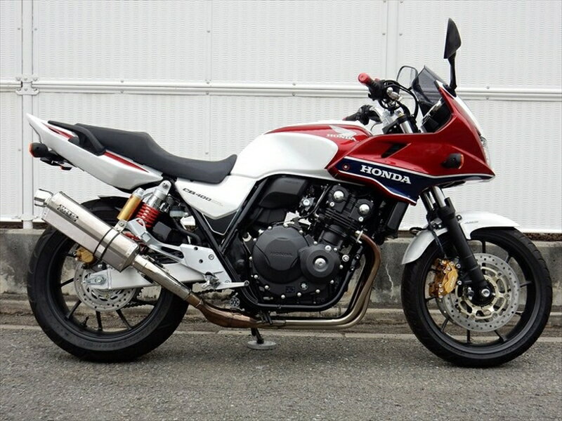 マフラー ダブルアールズ WR`S S O ST-OVAL ソリッドタイプ CB400SF SB 08-17(EBL-NC42) OV1455JM 4548916376469 取寄品