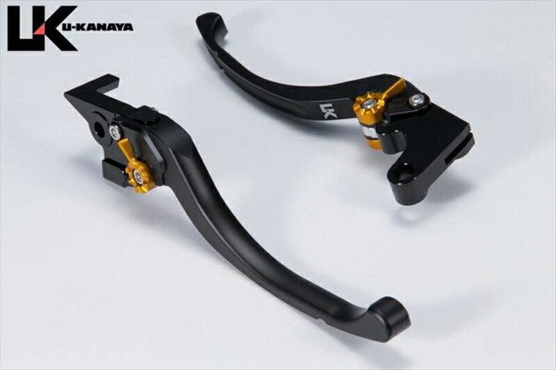 バイクパーツ ハンドルユーカナヤ レバーセット ツーリング BK/GD HO029-010-0811 4550255747480(ツヤケシ) CBR900RR