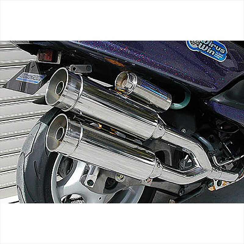 バイクパーツ マフラーウイルズウィン サイドバイサイドマフラー/バズーカー142-15-02 4547424376039MAJESTY125