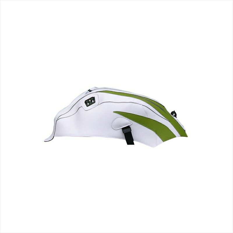 バイクパーツ バグスター タンクカバー ホワイト/アップルグリーン1534E 4547567510178CBR600RR 07-12