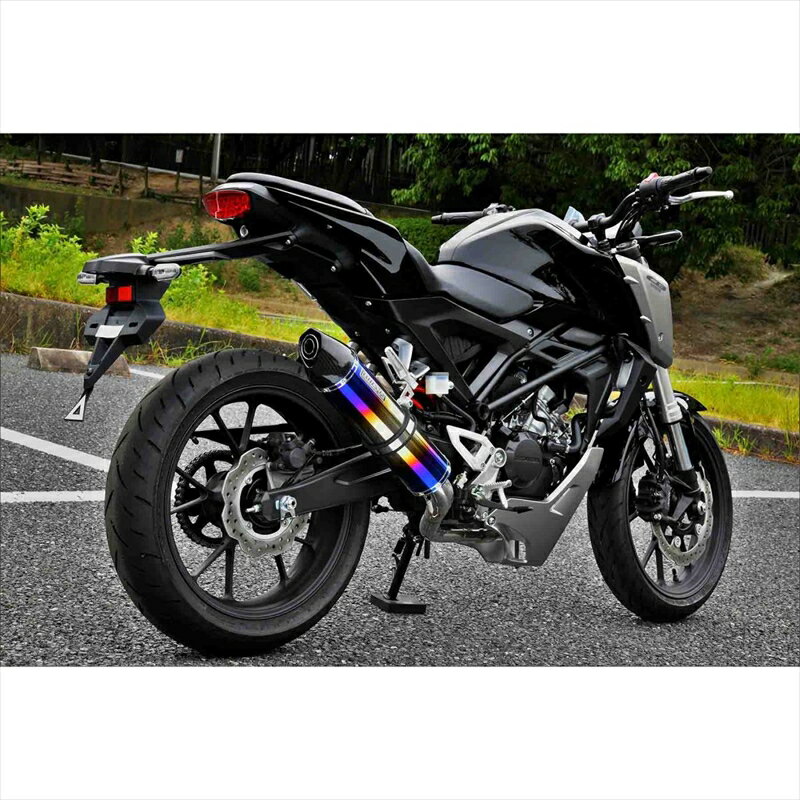 バイクパーツ マフラービームスモーターカンパニー CROSS-EVO フルエキ ヒートチタン G182-55-S1J 4582285345206CB125R 18-(2BJ-JC79)
