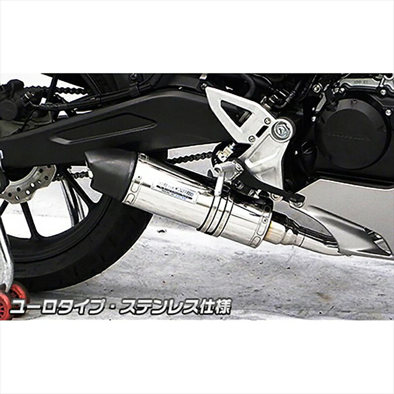 バイクパーツ マフラーウイルズウィン ダイナミックマフラー/ユーロ ステンレス 4550255468514CB125R 2BJ-JC79