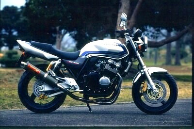 バイク用品 マフラーヤマモトレーシング ヤマモト.R ステン4-2-1 カーボンサイレンサー CB400SF VTEC 99-10410-21SCB 4521717001105取寄品 セール