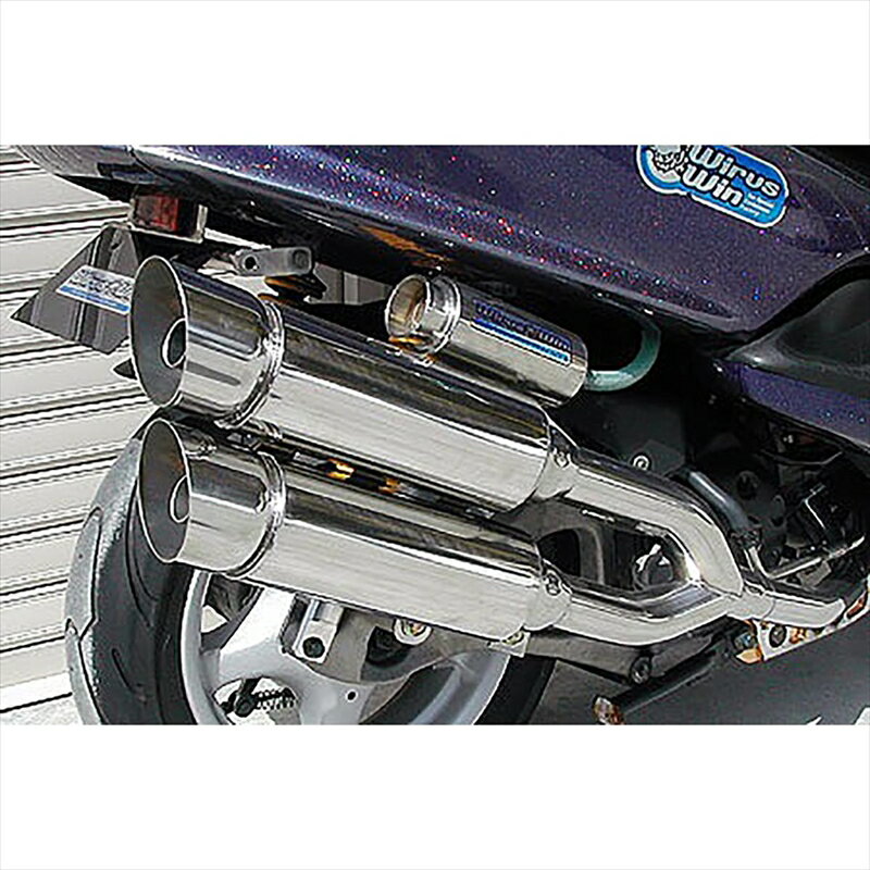 バイクパーツ マフラーウイルズウィン サイドバイサイドマフラー/ポッパー142-15-03 4547424329127MAJESTY125