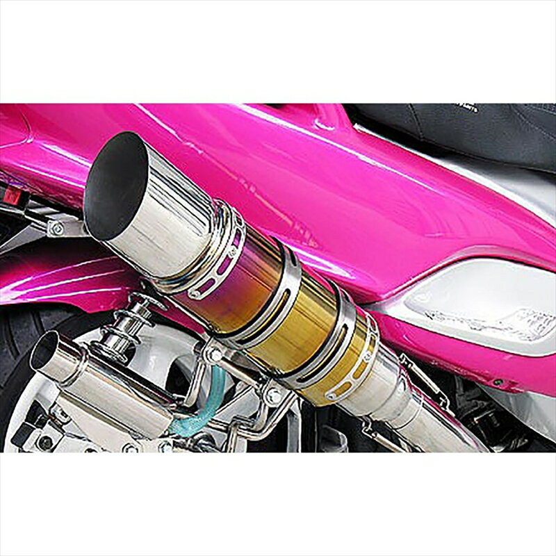 バイクパーツ マフラーウイルズウィン ビーストショートマフラー タイプE/焼色142-16-10 4547567354192MAJESTY125