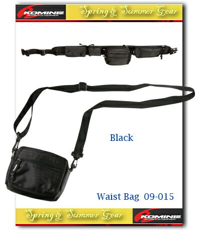 【KOMINE】【コミネ】ウエストバッグ Waist Bag【09-015】