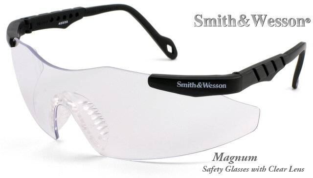 【在庫あり！】スミス&ウェッソン smith&wesson S&W サングラス Magnum ブラックフレーム/クリアーレンズ SW152PCCi 3011672