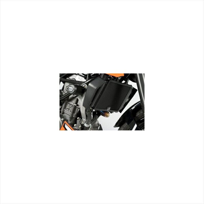 バイクパーツ 冷却系アールアンドジー ラジエターガード ブラックRG-RAD0108BK 4571381459443KTM 125DUKE 11-15/200DUKE 12-15