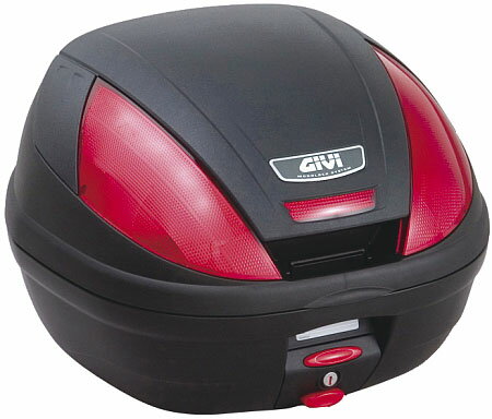 【GIVI】【ジビ】【バイク用】【ボックス】モノロックケース 汎用モノロックベース付き E370ND ストップランプなし 無塗装ブラック【68051】【取寄品】【GIVI】【リアボックス】【カスタム】