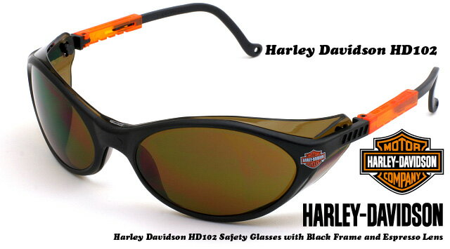 【在庫あり！】Harley Davidson(ハーレーダビッドソン)サングラス HD102 ブラックフレーム/ブラウンレンズ