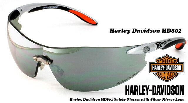 【在庫あり！】Harley Davidson(ハーレーダビッドソン)サングラス HD802 シルバーミラーレンズ