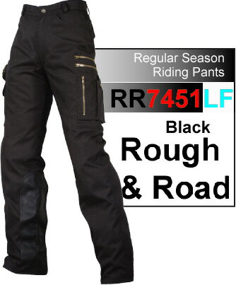 【ROUGH&ROAD】【ラフ&ロード】ウォーター シールドバイカーZIPパンツ ルーズフィット【RR7451LF】■■