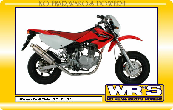 【WR'S】【ダブルアールズ】【マフラー】【バイク用】【フルエキゾースト】ステン/チタン XR100 CONCEPT1【0-40-MS1113】【送料無料！】