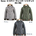 【訳あり】(商品入替のため)RossoStyleLab ミリタリーウィンタージャケット ROJ-956 女性用 バイク レディース ミリタリー ジャケット コットンミリタリー ウィンタージャッケット 防寒 秋冬 ロッソスタイルラボ 【送料無料】