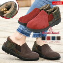 【楽天スーパーSALE】【送料無料】Harris Tweed ハリスツイード スリッポン レディース スニーカー ローカット 幅広 黒 ボア あったか ツイード コーデュロイ 軽量 ぺたんこ靴 秋冬 フラット シューズ 滑り止め 防寒 歩きやすい 疲れない 0004 0010