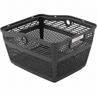 【自転車に取り付けて発送可能】ヤマハフロントリヤ共用バスケットライトブラウン31L