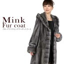 SAGAブルーアイリスミンクフーデットコート送料無料!!(M2707)毛皮・ファー 女性用 レデイース SAGA ミンク MINK コート coat プレゼント ギフト 毛皮コート