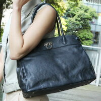 【傳濱野】classictote(クラシックトート)ネイビージーン