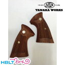 【タナカワークス(Tanaka)】木製グリップ S&W M29/M629 用(ウォールナット チェッカー メダル)/田中ワークス/SW/Smith & Wesson/Nフレーム