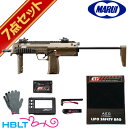 東京マルイ 電動コンパクトマシンガン H&K MP7A1 FDE LiPoバッテリーフルセット(本体+リポバッテリー+コネクター+充電器+チェッカー+セーフティバッグ+オリジナル軍手)/HK/リポ/フルセット