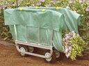 春第2弾5アルミ製 側枠開閉式花の収穫台車 AH-410