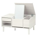 コスメテーブル (約)幅75×奥行45×高さ38cm RD-1125WS 萩原