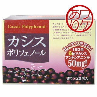 【ポイント10倍】リブ・ラボラトリーズ カシスポリフェノール 3粒×20包入り【ポイントアップ期間2010年11月24日〜2010年11月27日PM23時59分】