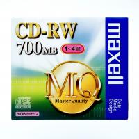 maxell　CDRW80MQ.S1P(×10p)　データ用CD-RW　700MB(10枚入)低エラーレート高信頼CD-RW
