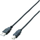 ■エレコム EURoHS指令準拠エコUSB2.0ケーブルブラック U2C-JB15BK エレコム(株)【4077491:0】